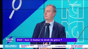 Limiter le droit de grève à la SNCF ? "Je suis contre le droit de grève dans le secteur public. Il faut privatiser la SNCF, voir même la démanteler" estime Julien Damon.