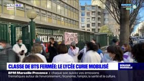 Marseille: le lycée Marie Curie mobilisé contre la fermeture d'une classe de BTS