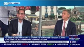 Jean-Philippe Cartier (Fondateur du groupe hôtelier H8 Collection): "Oui, il faut des augmentations de salaire et (avoir) une vraie réflexion sur l'organisation du temps de travail"