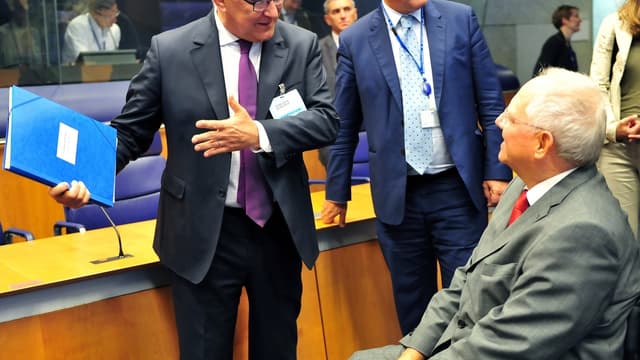 Michel Sapin et Wolfgang Schäuble s'affrontent.