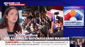 Résultats législatives: "Une divine surprise qui place le Nouveau Front populaire en tête et bat le Rassemblement national", pour Chloé Ridel (PS)