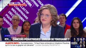 Cancers pédiatriques : "Il y a un lien en règle générale entre l'utilisation des produits sanitaires et les maladies", déclare Marie Toussaint