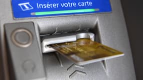 Un distributeur de billets à Locmaria-Plouzané (Finistère), en 2019