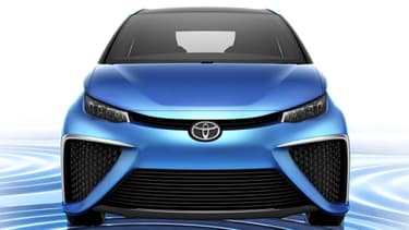 Le concept-car FCV de Toyota fonctionnera avec une pile à hydrogène.
