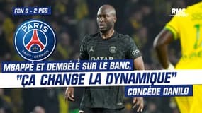 Nantes 0-2 PSG : Dembélé et Mbappé sur le banc, "ça change la dynamique", concède Danilo