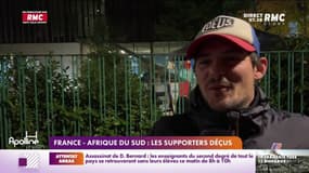 France - Afrique du Sud: les supporters déçus