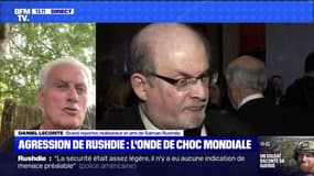 Daniel Leconte, grand reporter et ami de Salman Rushdie, raconte sa rencontre avec l'écrivain