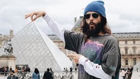 Jared Leto au Louvre