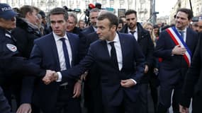 Emmanuel Macron à Charleville-Mézières le 7 novembre dernier lors de son itinérance mémorielle en mémoire du centenaire de la Grande Guerre.