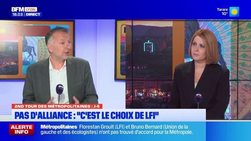 Bruno Bernard, président de la métropole de Lyon, évoque ses chances de l'emporter au second tour de l'élection dimanche prochain
