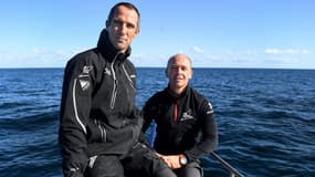 Armel Le Cléac'h et Kevin Escoffier