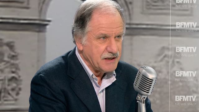 Le député écologiste Noël Mamère sur le plateau de BFMTV, le 25 novembre 2014.