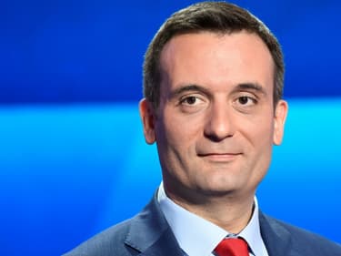 Florian Philippot lors d'un débat sur France 2, à Saint-Cloud dans les Hauts-de-Seine le 4 avril 2019