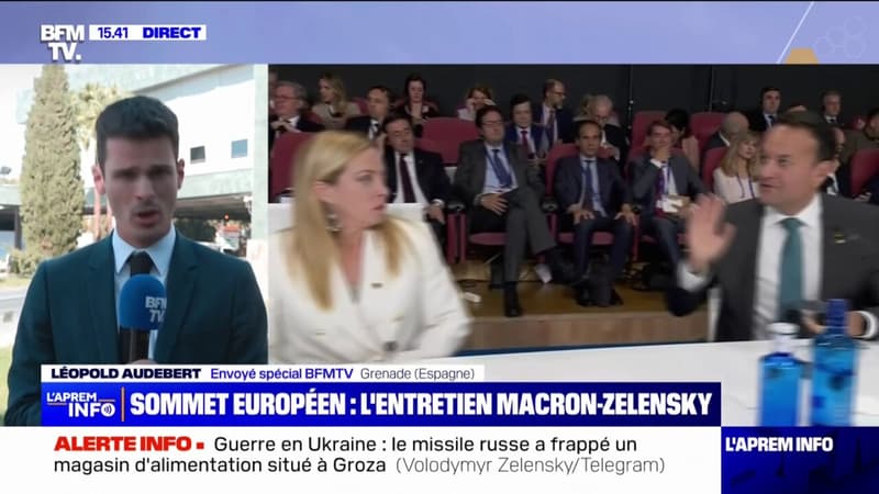 Sommet européen: l'entretien entre Emmanuel Macron et Volodymyr Zelensky a duré 30 min
