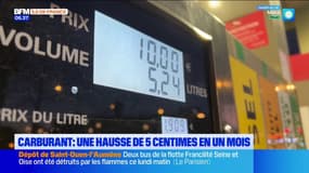 Le carburant a connu une hausse de cinq centimes en un mois