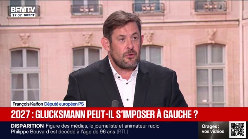 Présidentielle 2027: Raphaël Glucksmann "veut redresser la France", affirme François Kalfon, eurodéputé PS