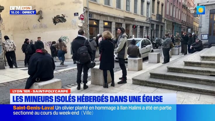 Lyon 1er : des mineurs isolés hébergés à l'eglise Saint-Polycarpe