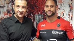 Mourad Boudjellal et Luke McAlister