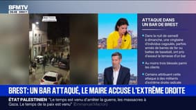 À Brest, les clients d'un bar agressés à coups de batte de baseball, le maire accuse l'extrême droite