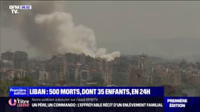 Près de 500 morts au Liban, dont 35 enfants, après des frappes israéliennes