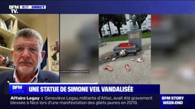 Luc Bouard (maire Horizons de La Roche-sur-Yon), sur la statue de Simone Veil vandalisée: "L'acte reste ignoble et les auteurs seront poursuivis"