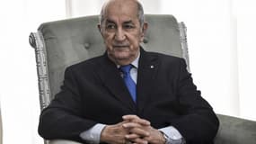 Le président algérien Abdelmadjid Tebboune le 21 janvier 2020 à Alger