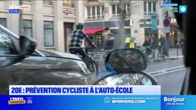 Paris: cette auto-école sensibilise les conducteurs à circuler avec les cyclistes