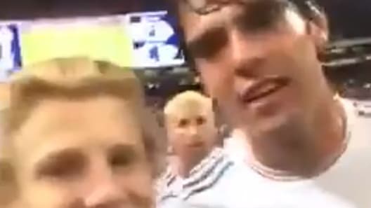 Kaka et un supporter surprise