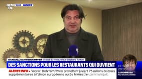 Malgré la menace de sanction de Bruno Le Maire, le restaurant de Stéphane Turillon "va ouvrir", selon son avocat Randall Schwerdorffer