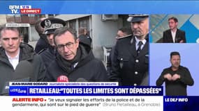 Bruno Retailleau annonce "un renforcement des services de police" à Grenoble "dans les mois prochains"
