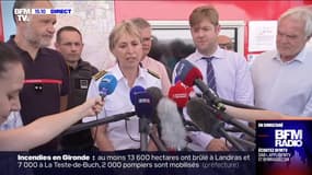 Incendies en Gironde: "les choses vont mieux" annoncent la préfète de la Gironde, précisant que les feux ne sont pour autant "pas encore fixés"