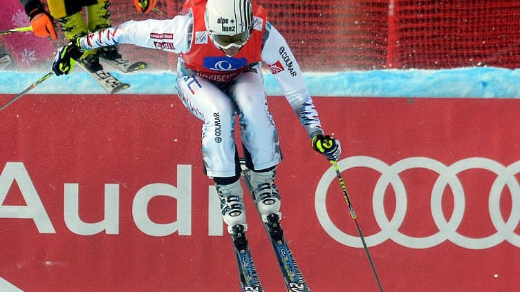 Ophélie David à Sotchi en 2014