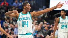 Moussa Diabaté lors du match de NBA entre les Charlotte Hornets et le Orlando Magic - 12/11/2024