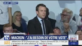 Emmanuel Macron: "Marine Le Pen se prétend du peuple mais elle est une héritière"