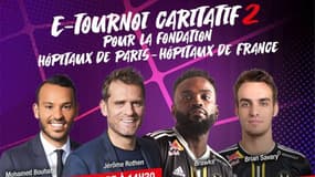 Tournoi caritatif FIFA de RMC : Les meilleurs moments avec Bouhafsi et Rothen
