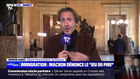 Loi immigration rejetée "En politique, quand il y a un échec, il faut assumer les responsabilités et ne pas se défausser sur les autres", réagit Jérôme Guedj (PS)