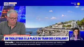 Tramway des Catalans: Jean-Pierre Galeazzi, président du CIQ Pharo Catalans, propose un "trolleybus"