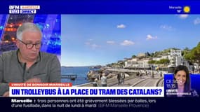 Tramway des Catalans: Jean-Pierre Galeazzi, président du CIQ Pharo Catalans, propose un "trolleybus"