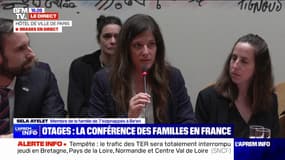Familles d'otages israéliens à Paris: "Je n'ai plus de larmes dans mon corps", déclare Sela Ayelet, dont 7 membres de sa famille sont portés disparus