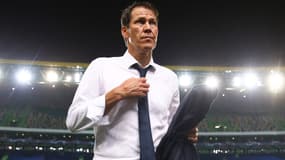 L'entraîneur de l'OL Rudi Garcia, à Lisbonne le 18 août 2020