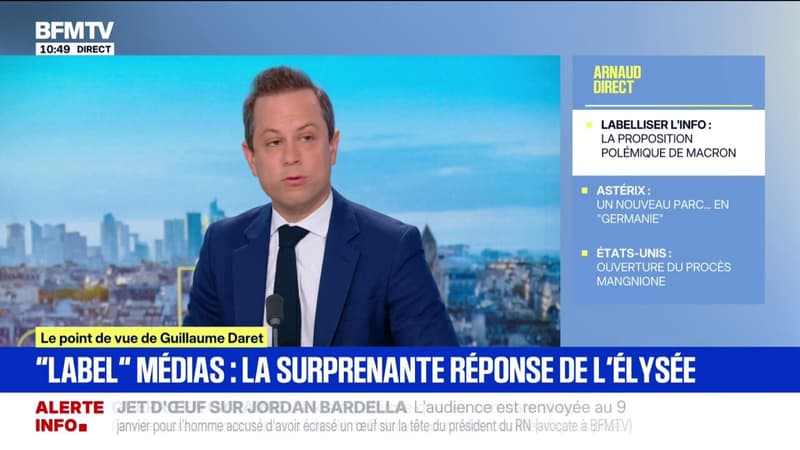 ÉDITO - "Label" médias: la surprenante réponse de l'Élysée