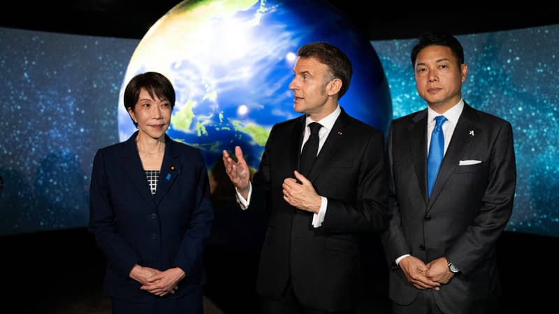 Une "première mondiale": une équipe de recherche franco-japonaise a présenté à Emmanuel Macron une technologie de chiffrement par ADN