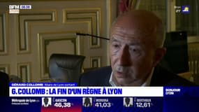 "C'est une page qui se tourne": battu dans son arrondissement dimanche, le maire sortant de Lyon Gérard Collomb réagit à sa défaite