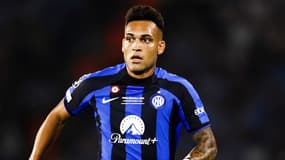 Lautaro Marinez avec l'Inter Milan lors de la finale de Ligue des champions 2023