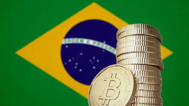 btc avec drapeau brésil