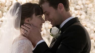 Dakota Johnson et Jamie Dornan dans "50 nuances plus claires".