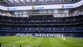 Le stade Santiago Bernabeu du Real Madrid, le 16 septembre 2024