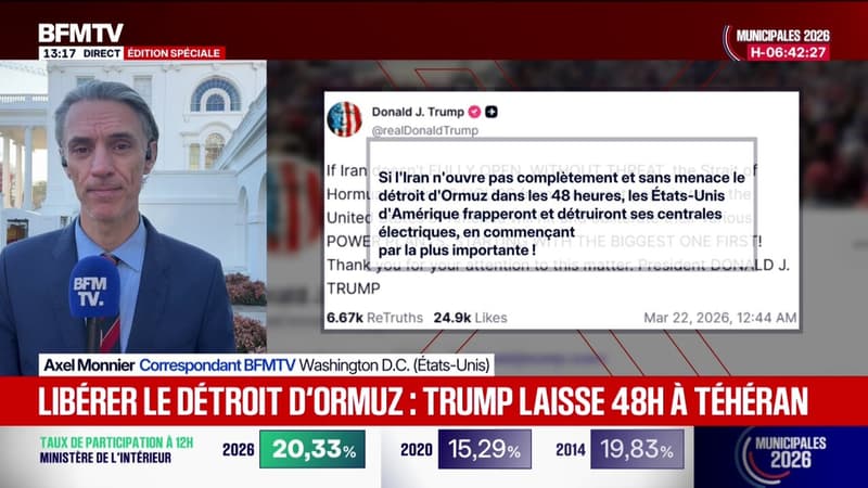 Guerre au Moyen-Orient: Donald Trump met un nouveau coup de pression sur l'Iran