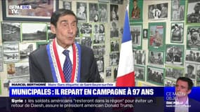 "Je vais faire mentir le Général de Gaulle qui disait que la vieillesse était un naufrage." À 97 ans, Marcel Berthomé est le plus vieux maire de France et il repart en campagne