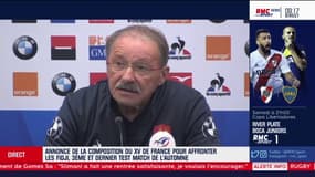 XV de France - La réponse de Brunel sur la désaffection de public face aux Fidji